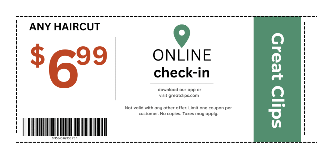 Great Clips $6.99 Coupon