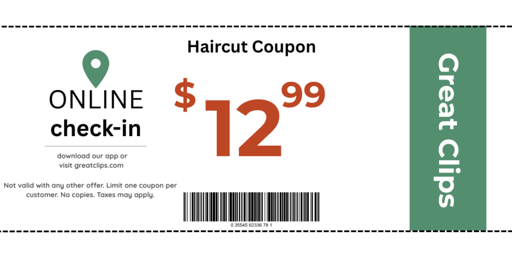 Great Clips $12.99 Coupons printable