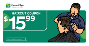 $15.99 great clips coupons