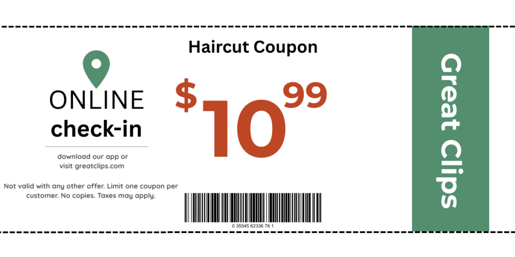 Great Clips $10.99 Coupons 