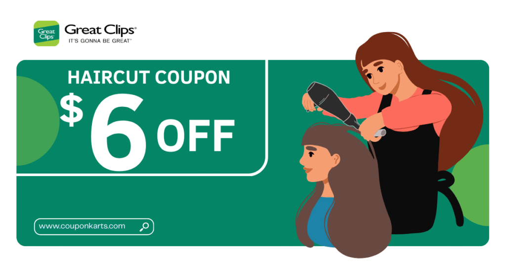 Great Clips $6 off coupons
