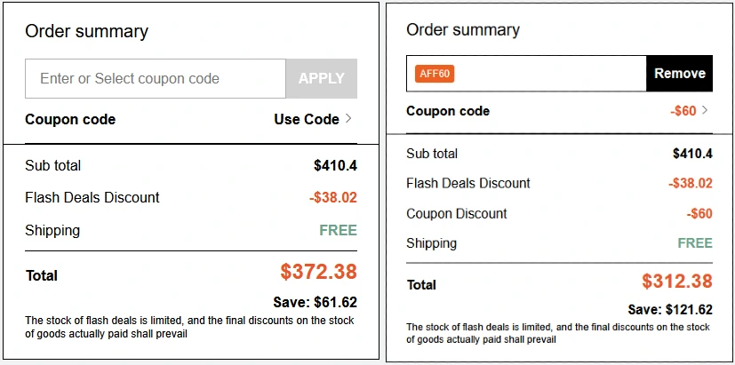 Before and after stylewe coupon code
