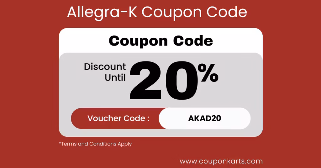 allegra k coupon code 20% off